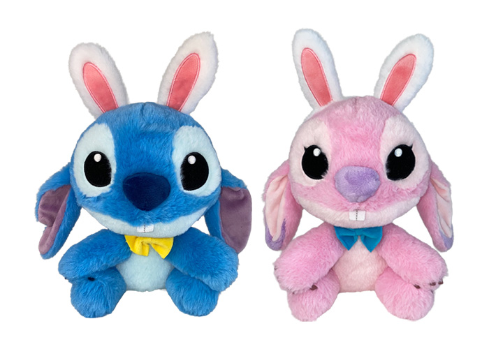 (Mis 3+) STITCH Easter Stitch & Angel Peluche Pasquale 25cm 2ass…x9